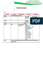 EIM-Weekly Home Learning Plan