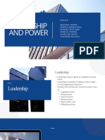 Leadership and Power 1