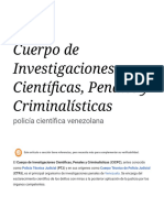 Cuerpo de Investigaciones Científicas, Penales y Criminalísticas - Wikipedia, La Enciclopedia Libre