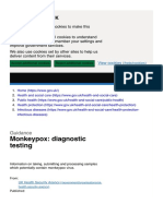 Monkeypox - Diagnostic Testing - GOV - UK