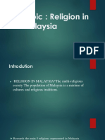 Topic: Religion In: Malaysia