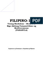 Filipino10 q1 Mod2 Mgaakdangpampanitikanngmediterraneanparabula v5-2