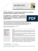 Cuerpos Amiláceos en La Neocorteza de Pacientes Con Epilepsia Del Lóbulo Temporal y Displasia Cortical Focal - Estupiñán Díaz, B. Et. Al.