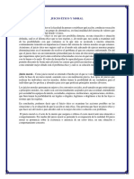 Juicio ético y moral guía decisiones