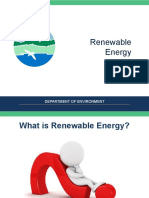 Renewable Energy: Department of Environment