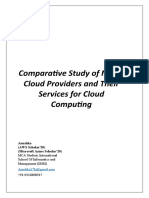 Comparative Study of Major Cloud Provider's and It's Services For Cloud Computing Full Paper (Anushka)