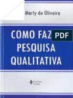 Resumo Com Fazer Pesquisa Qualitativa Maria Marly de Oliveira