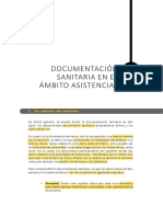 Documentación sanitaria historia clínica