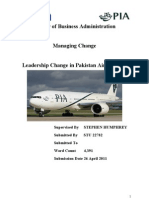Leadership Change In Pakistan Airlines
