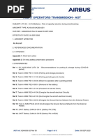 Alert Operators Transmission - Aot: All Aircraft