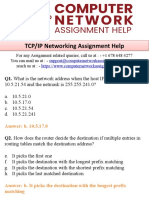 TCPIP Networking Assignment Help