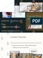 Dqs258 - Concrete Works (Formwork)