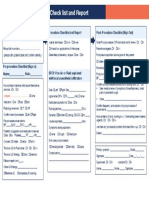 Pleural Aspiration Safety Check List and Report: Procedure Checklist and Report Post-Procedure Checklist (Sign Out)