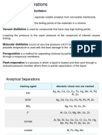 Analytical Separations Chromatography