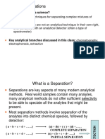 Analytical Separations: What Is Separations Science?