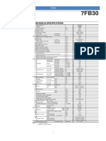 Main Vehicle Specifications