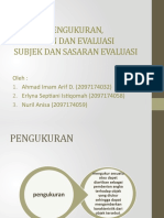 KONSEP PENGUKURAN PENILAIAN DAN EVALUASI