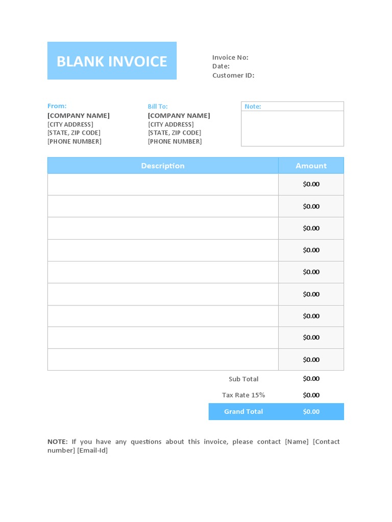 Image 8 for Invoice Template For Work Done