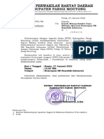 Surat Konsultasi DPRD Parigi Moutong Ke MENPAN RB