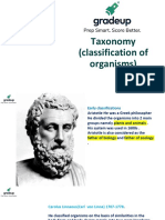 Taxonomy (Classification of Organisms)