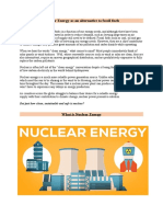 Nuclear Energy As An Alternative To Fossil Fuels: But Just How Clean, Sustainable and Safe Is Nuclear?