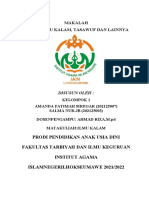 Tasawuf Ilmu Kalam Dan Filsafat Islam PDF