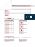 Evaluación psicopedagógica completa