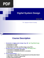 Digital System Design: TS. Nguyen Khanh Quang