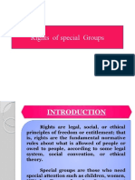 Rights of Special Groups Children Women