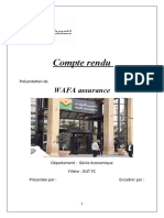 Compte Rendu WAFA Assurance