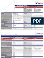 Schedule of Charges Effective July 22, 2021