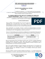 Proyecto de Acuerdo (Modifica Acuerdo No.26 de 2021 Artículos 1, 7 y 10) Elección y Posesión Sector Productivo