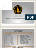 Konsep Turunan Dan Diferensial