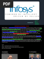 Infosys Limited: History | PDF | Companies | Business