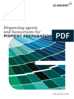 Clariant Brochure Dispersing Agents and Humectants For Pigment Preparations 201902 EN