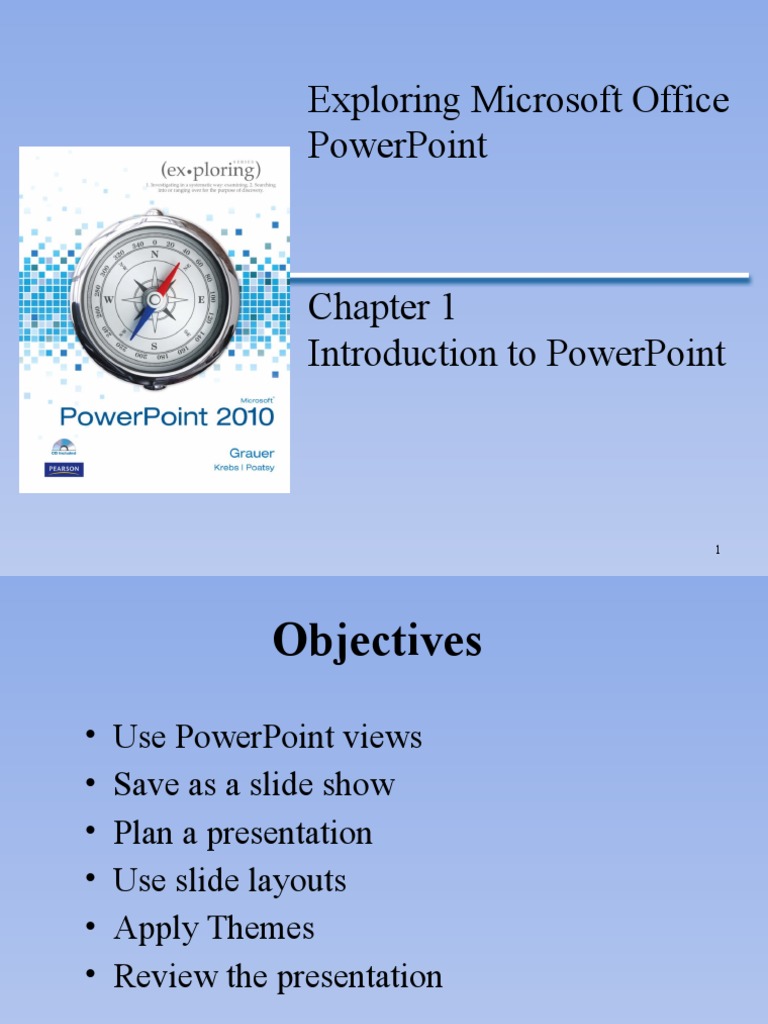 Powerpoint Chapter 1 | PDF | Microsoft Power Point | Microsoft Windows