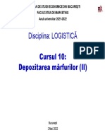 C10B -Depozitarea marfurilor (II) - 02.05.2022