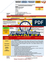 Sesión de Aprendizaje #04 Ciencia y Tecnologia 5º