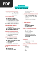 Sub Station Course Content