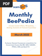 Monthly BeePedia March 2022