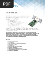 SDR-KIT 980 Module: Features