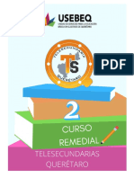 Curso Remedial Segundo Grado Telesecundaria