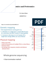 Genomics and Proteomics: Dr. Asma Ahsan GENOM7013