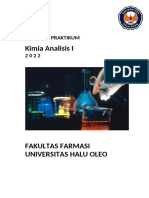 PENUNTUN KIMIA ANALISIS I