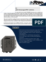 Buoyant-U8M12 Series 8-Port Industrial Gigabit Unmanaged IP67 Switches