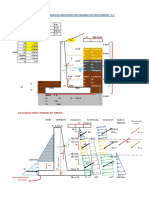 Muro de Contención Tipo Voladizo - Tipo - 1