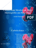 Carbohydrate Metabolism: Blood Haemoglobin and Respiration: - Archit Saraogi