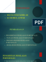 Penilaian Portofolio untuk Pembelajaran