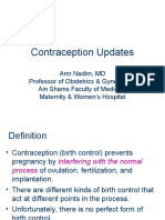 Contraception Updates for Postgraduates