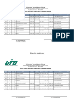 Horarios de Clases Enero - Abril 2019